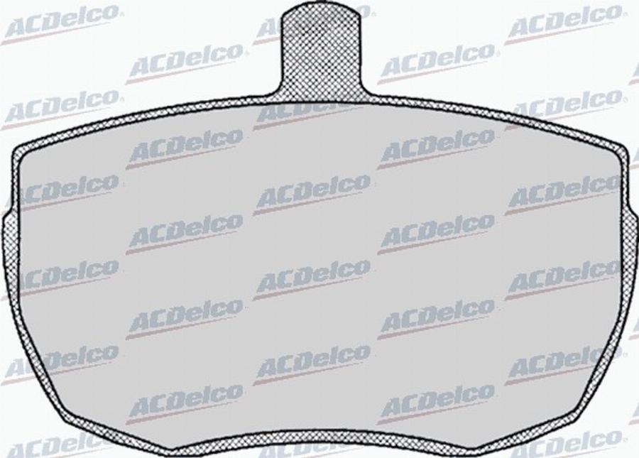 ACDelco AC443081D - Kit pastiglie freno, Freno a disco autozon.pro