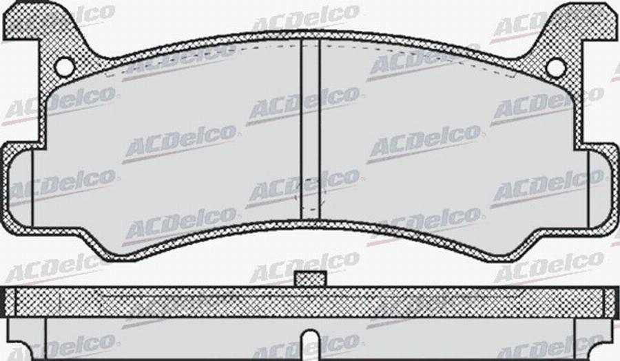 ACDelco AC420781D - Kit pastiglie freno, Freno a disco autozon.pro