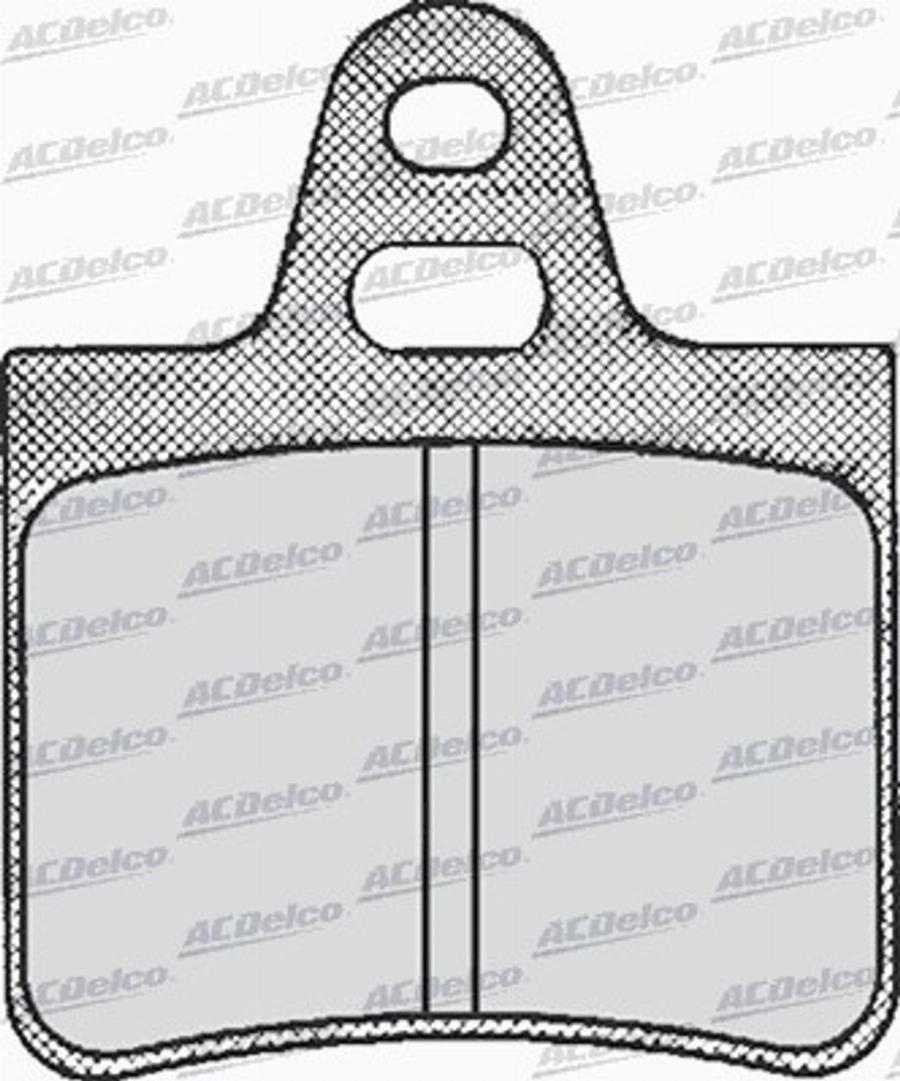 ACDelco AC428481D - Kit pastiglie freno, Freno a disco autozon.pro