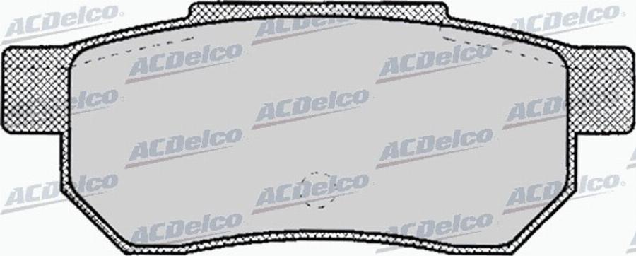 ACDelco AC422881D - Kit pastiglie freno, Freno a disco autozon.pro