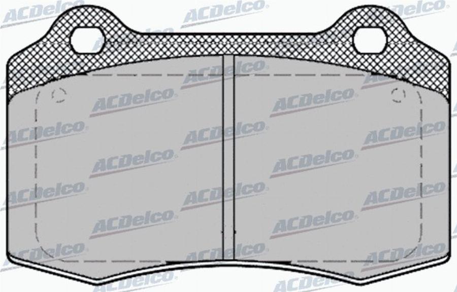 ACDelco AC699181D - Kit pastiglie freno, Freno a disco autozon.pro