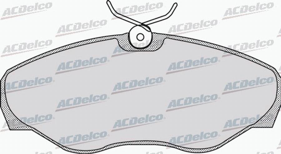 ACDelco AC692681D - Kit pastiglie freno, Freno a disco autozon.pro