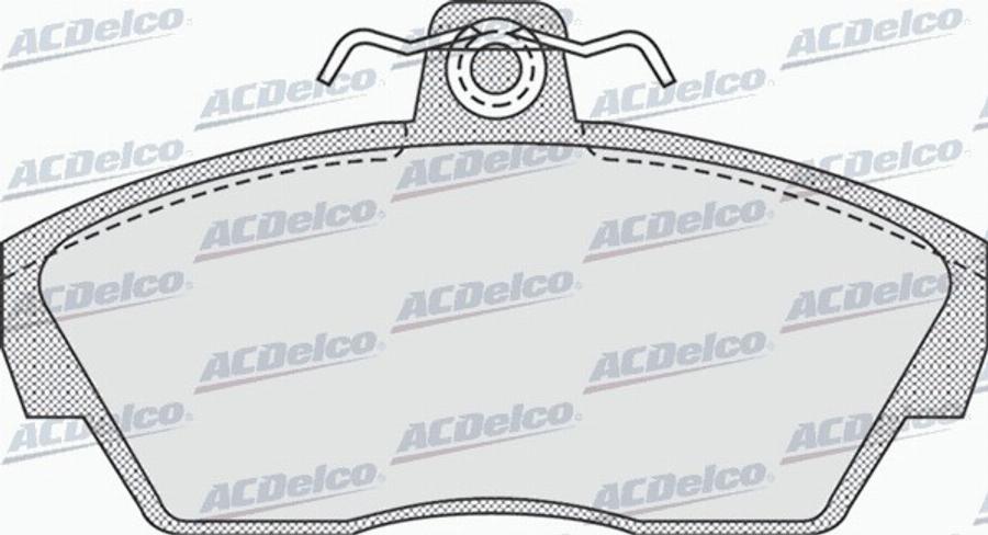 ACDelco AC667981D - Kit pastiglie freno, Freno a disco autozon.pro