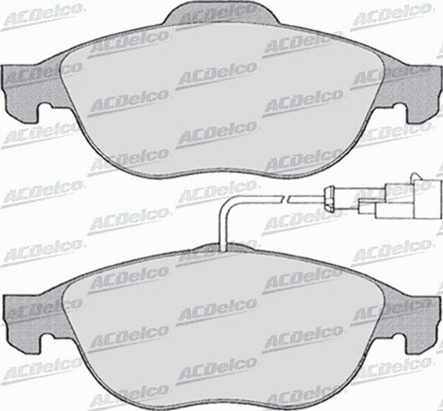 ACDelco AC688681D - Kit pastiglie freno, Freno a disco autozon.pro