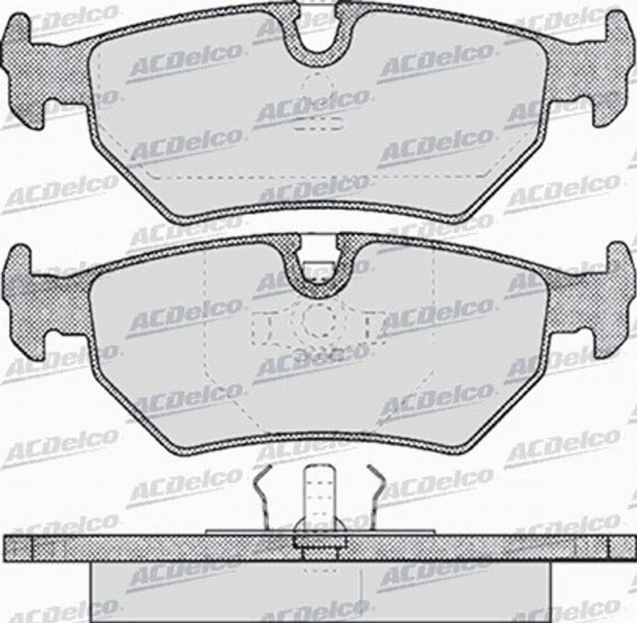 ACDelco AC629281D - Kit pastiglie freno, Freno a disco autozon.pro