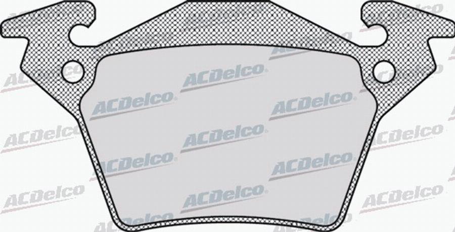 ACDelco AC678781D - Kit pastiglie freno, Freno a disco autozon.pro