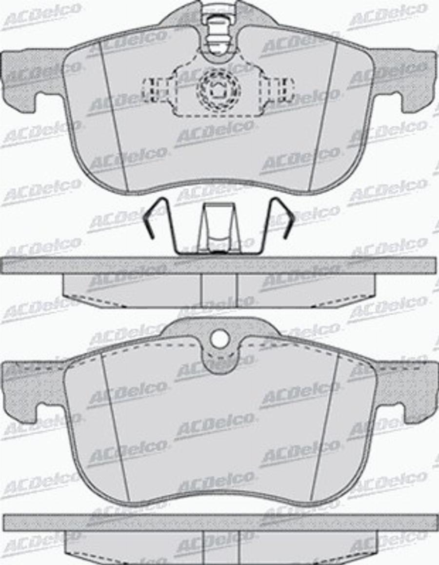 ACDelco AC058952D - Kit pastiglie freno, Freno a disco autozon.pro