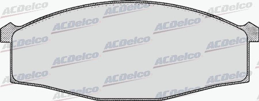 ACDelco AC058451D - Kit pastiglie freno, Freno a disco autozon.pro