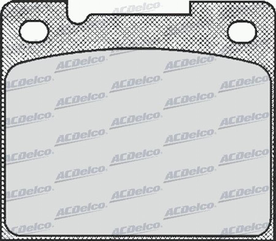 ACDelco AC058438D - Kit pastiglie freno, Freno a disco autozon.pro