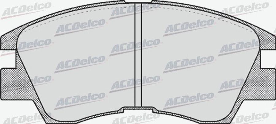 ACDelco AC058550D - Kit pastiglie freno, Freno a disco autozon.pro