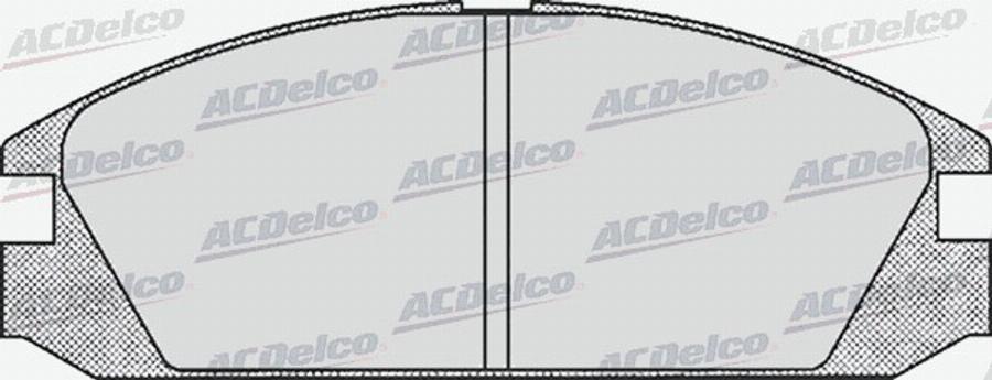 ACDelco AC058552D - Kit pastiglie freno, Freno a disco autozon.pro