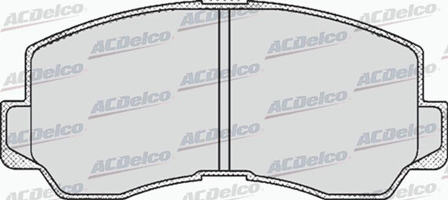 ACDelco AC058532D - Kit pastiglie freno, Freno a disco autozon.pro