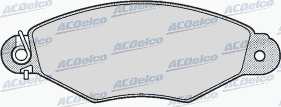 ACDelco AC058662D - Kit pastiglie freno, Freno a disco autozon.pro