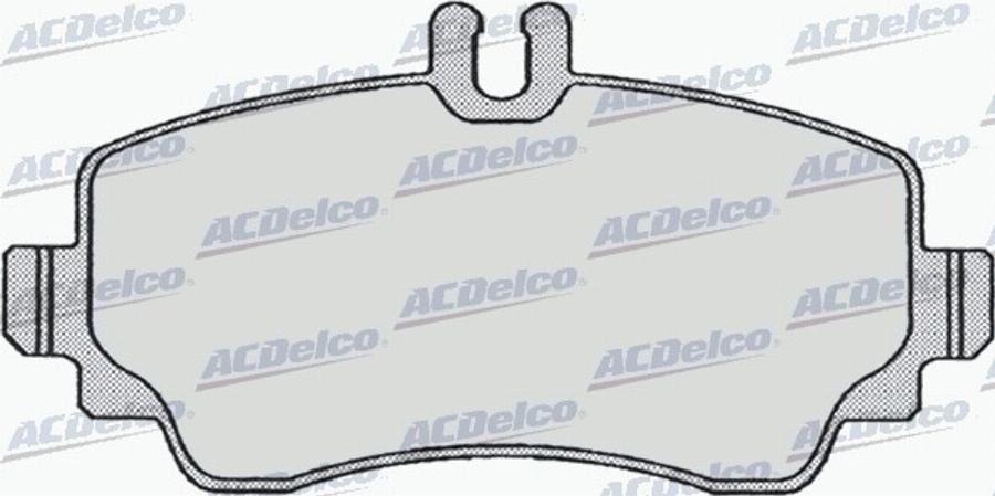 ACDelco AC058670D - Kit pastiglie freno, Freno a disco autozon.pro