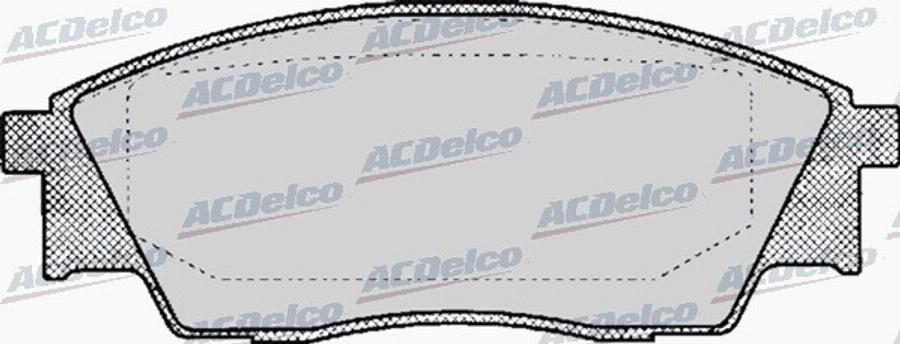 ACDelco AC058049D - Kit pastiglie freno, Freno a disco autozon.pro