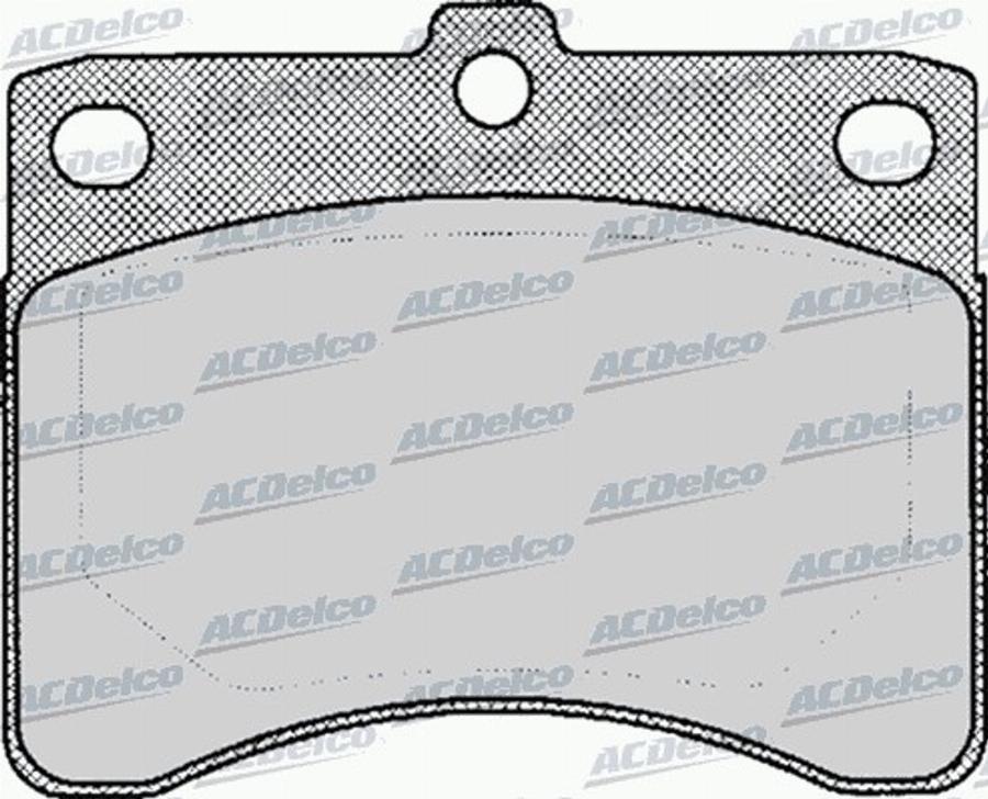 ACDelco AC058056D - Kit pastiglie freno, Freno a disco autozon.pro