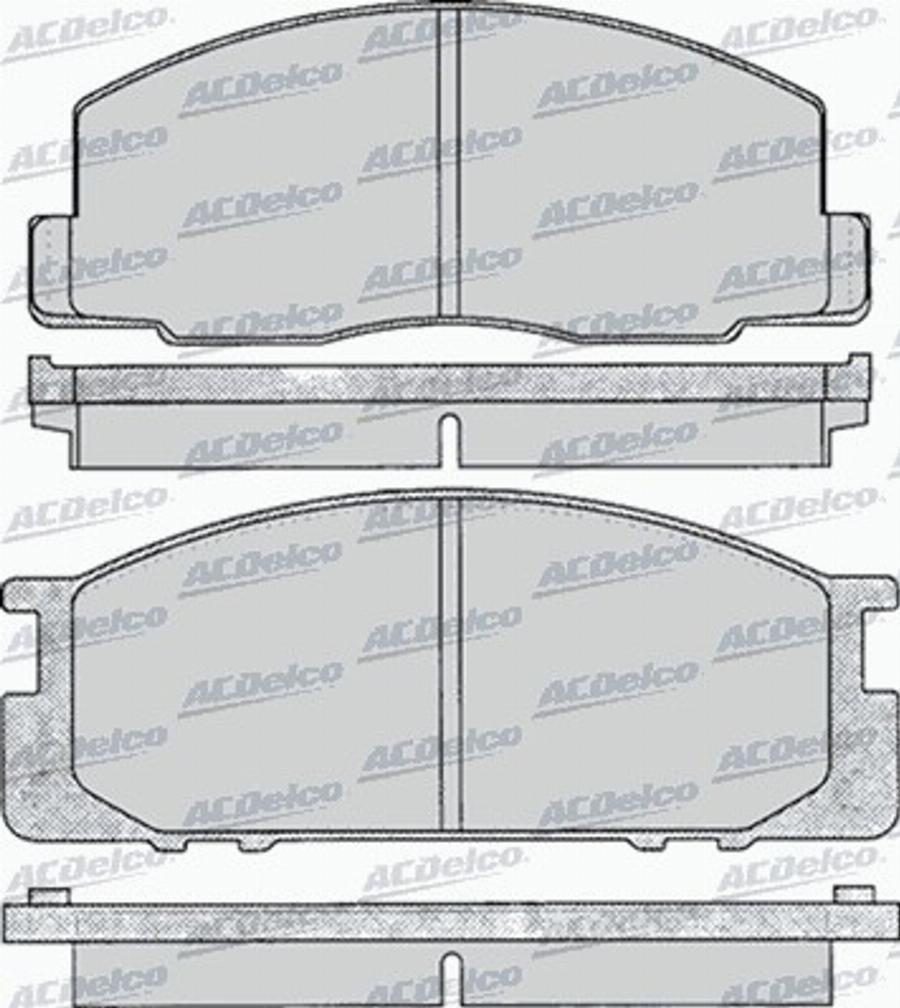 ACDelco AC058063D - Kit pastiglie freno, Freno a disco autozon.pro