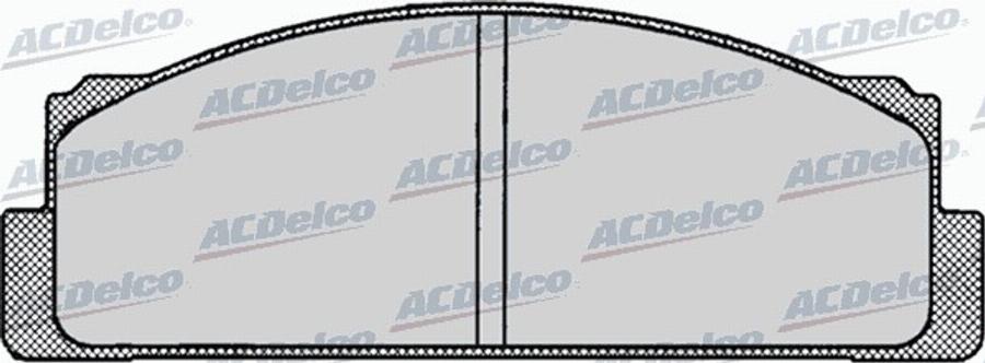 ACDelco AC058003D - Kit pastiglie freno, Freno a disco autozon.pro