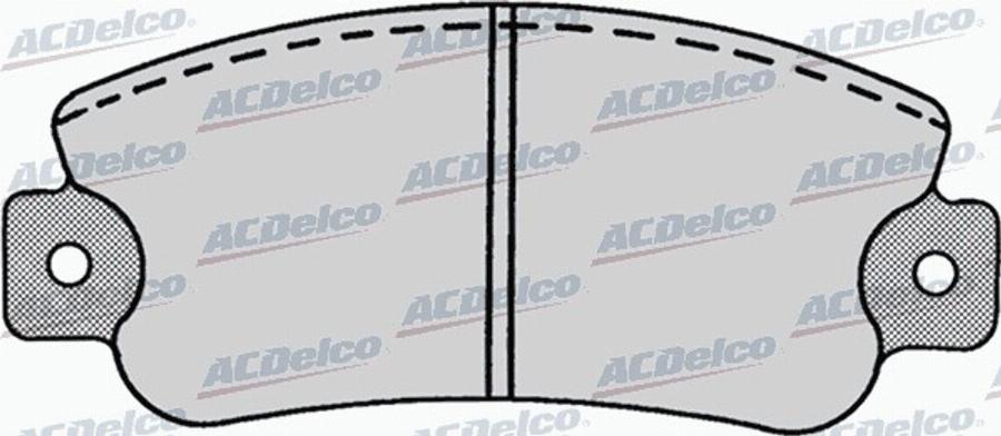 ACDelco AC058021D - Kit pastiglie freno, Freno a disco autozon.pro