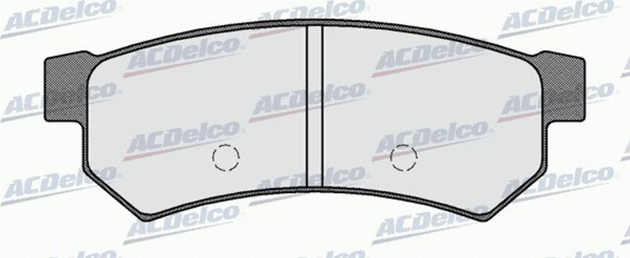 ACDelco AC0581564D - Kit pastiglie freno, Freno a disco autozon.pro