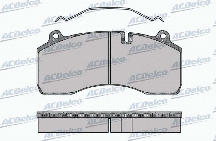 ACDelco AC0581501D - Kit pastiglie freno, Freno a disco autozon.pro