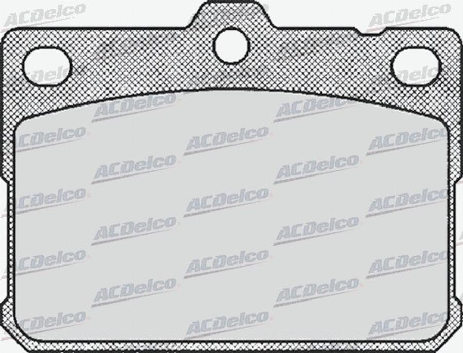 ACDelco AC058169D - Kit pastiglie freno, Freno a disco autozon.pro