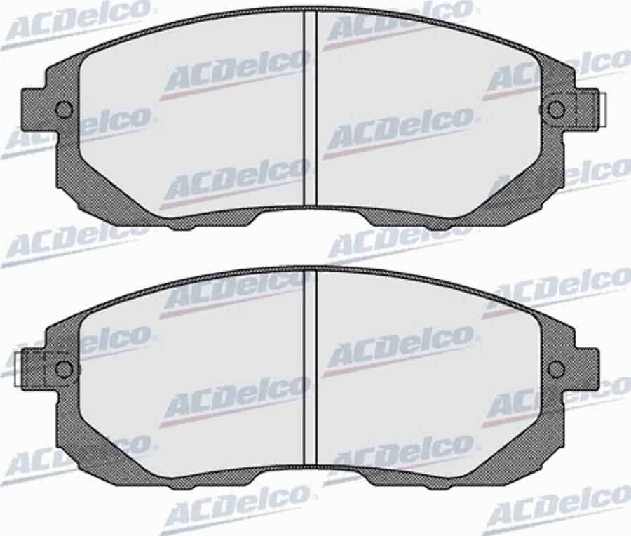 ACDelco AC0581606D - Kit pastiglie freno, Freno a disco autozon.pro