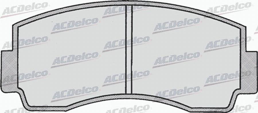 ACDelco AC058167D - Kit pastiglie freno, Freno a disco autozon.pro