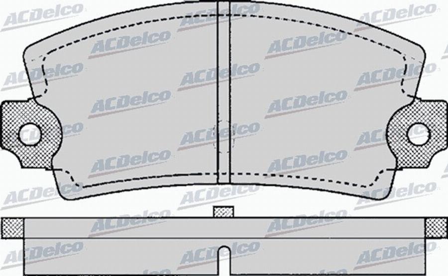 ACDelco AC058106D - Kit pastiglie freno, Freno a disco autozon.pro