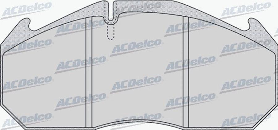 ACDelco AC0581152D - Kit pastiglie freno, Freno a disco autozon.pro