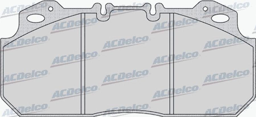 ACDelco AC0581161D - Kit pastiglie freno, Freno a disco autozon.pro