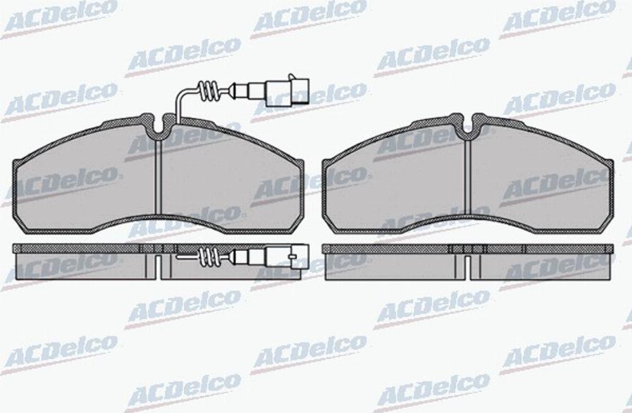 ACDelco AC0581109CD - Kit pastiglie freno, Freno a disco autozon.pro