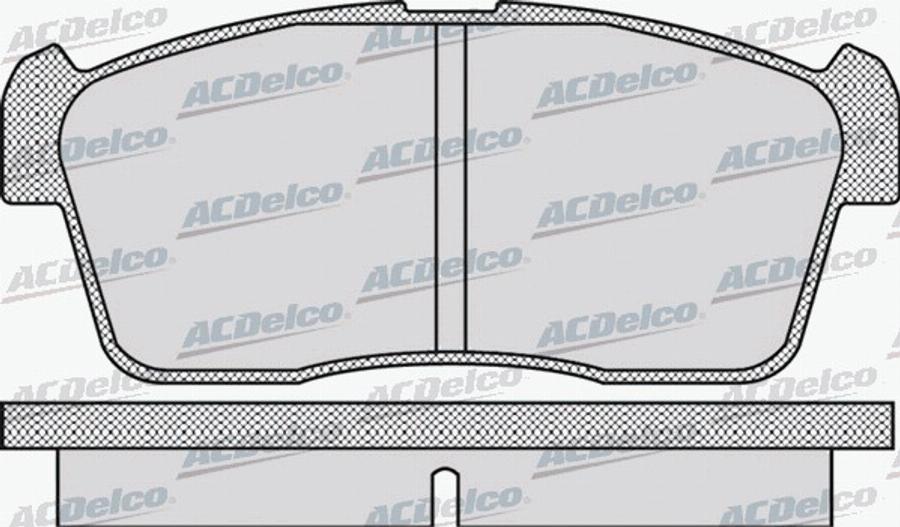 ACDelco AC0581110D - Kit pastiglie freno, Freno a disco autozon.pro