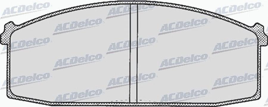 ACDelco AC058252D - Kit pastiglie freno, Freno a disco autozon.pro