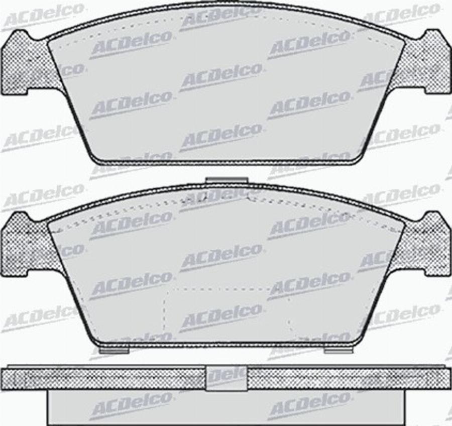 ACDelco AC058213D - Kit pastiglie freno, Freno a disco autozon.pro