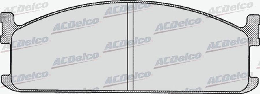 ACDelco AC058284D - Kit pastiglie freno, Freno a disco autozon.pro