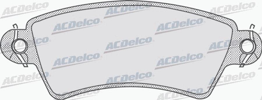 ACDelco AC058766D - Kit pastiglie freno, Freno a disco autozon.pro