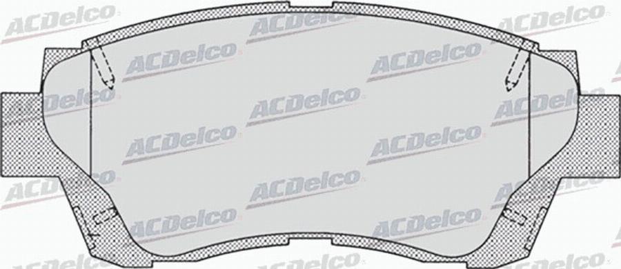 ACDelco AC058701D - Kit pastiglie freno, Freno a disco autozon.pro