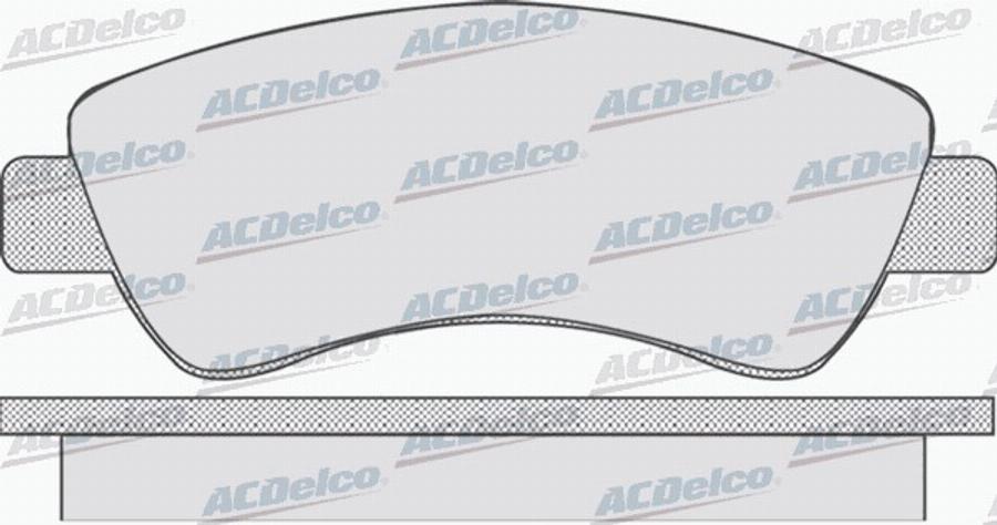 ACDelco AC058789D - Kit pastiglie freno, Freno a disco autozon.pro