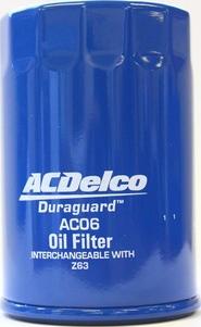 ACDelco AC06 - Filtro olio autozon.pro