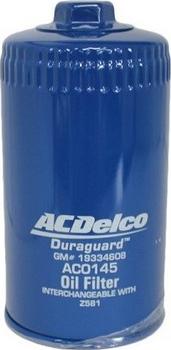 ACDelco AC0145 - Filtro olio autozon.pro