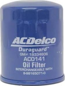 ACDelco AC0141 - Filtro olio autozon.pro