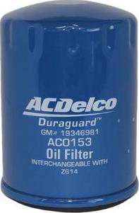 ACDelco AC0153 - Filtro olio autozon.pro