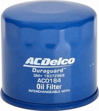 ACDelco AC0184 - Filtro olio autozon.pro