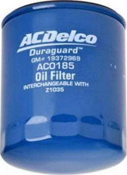 ACDelco AC0185 - Filtro olio autozon.pro