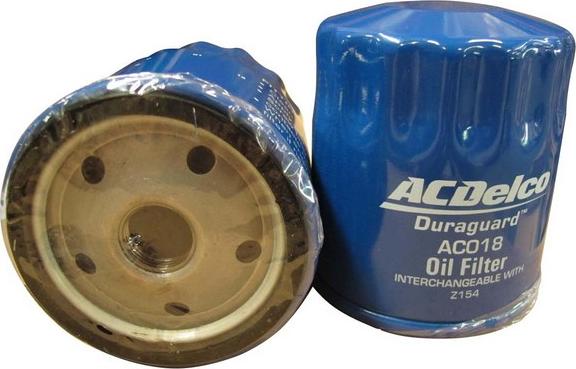 ACDelco AC018 - Filtro olio autozon.pro