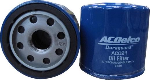 ACDelco AC021 - Filtro olio autozon.pro