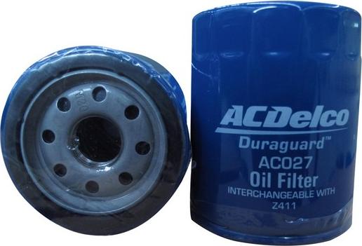 ACDelco AC027 - Filtro olio autozon.pro