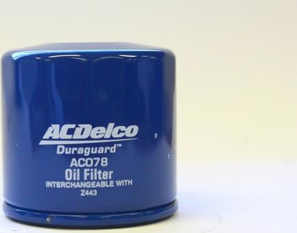 ACDelco AC078 - Filtro olio autozon.pro