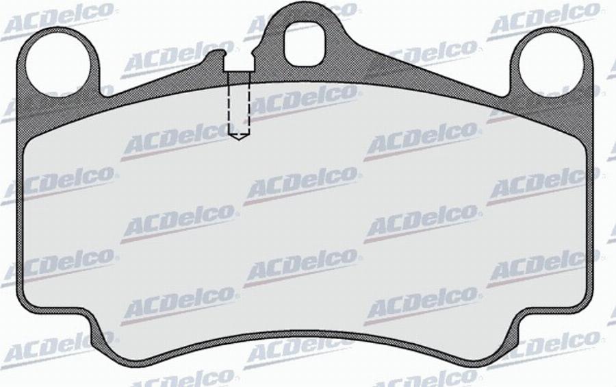 ACDelco AC899781D - Kit pastiglie freno, Freno a disco autozon.pro